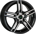 Диск литой Megami MGM-1 16x6.5J/4x98 D58.6 ET35 BKF